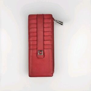 Lodis *USED*‎ Women's Credit Card Stacker Wallet Slim Leather 8 Card Slots